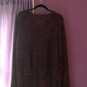Knit high low sweater